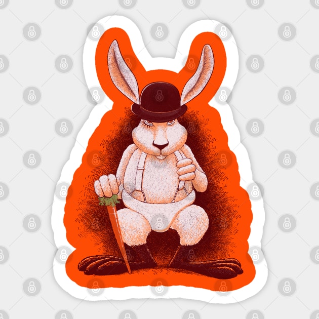 Clockwork Rabbit Sticker by victorcalahan